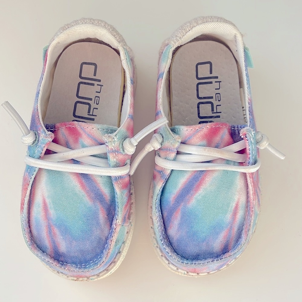 Like Brand New Tye Dye Hey Dude Toddler Girl Size 5